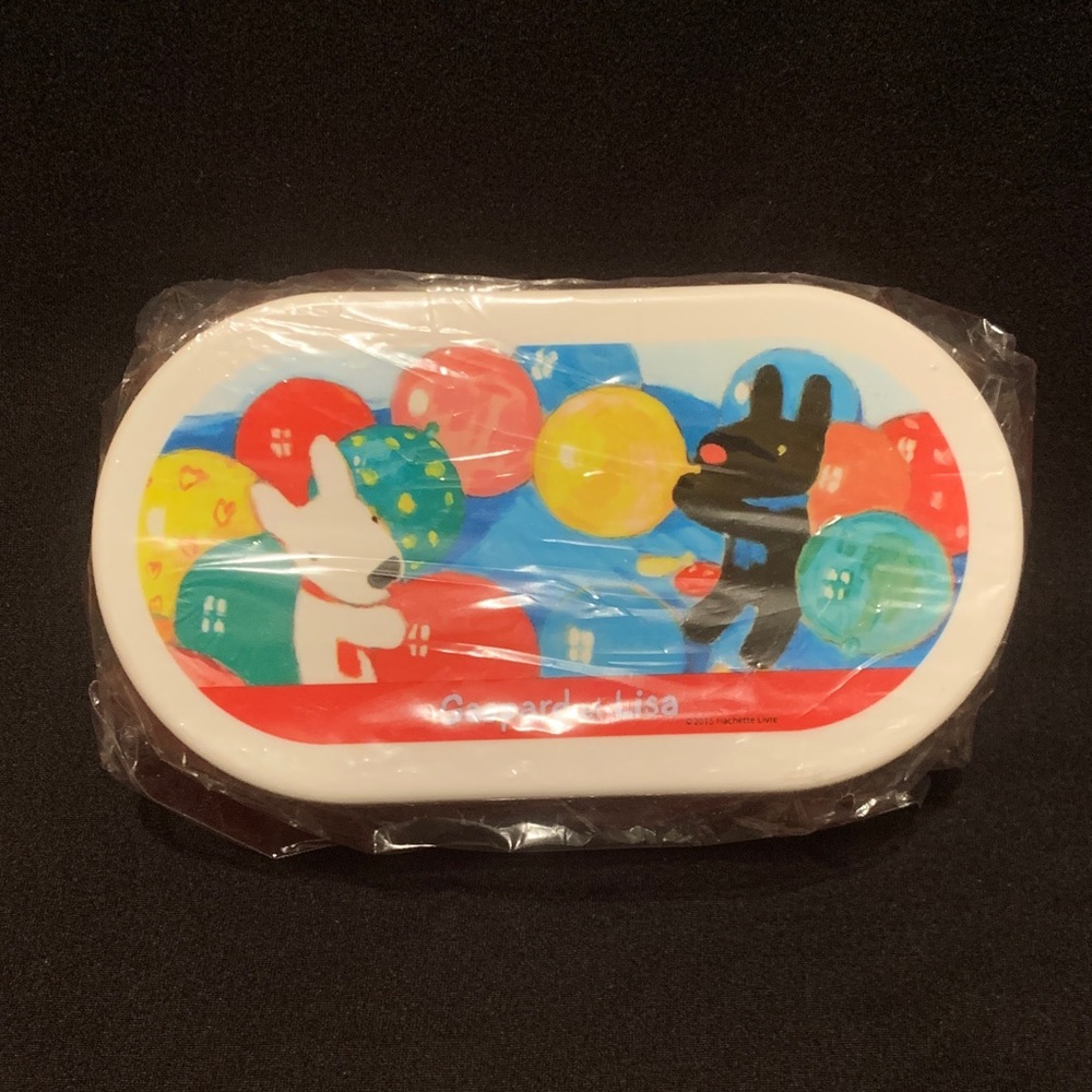 NWT Gaspard et Lisa Lunchbox Plastic Food Container from Japan